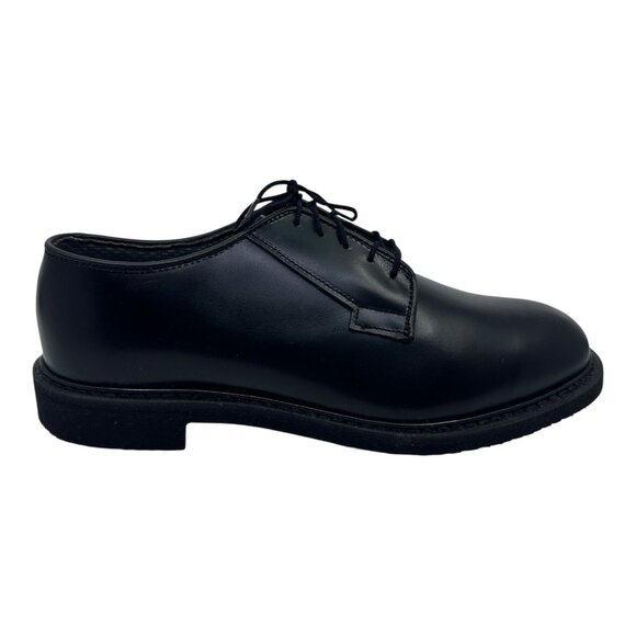 Bates Lites Black Leather Oxford Men 8.5D Black Military E00932 Dress NIB - Picture 4 of 16